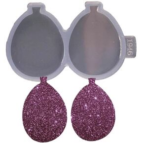 Clear Oval Balloon Shape Silicone Mold for UV Resin Epoxy Resin Crafting Jewellery Making for DIY Charms, Pendant, Chocolate Candy Mold for Cake Decoration