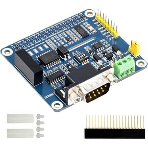 Isolated RS485 RS232 Expansion HAT Board for Raspberry Pi 4B/3B+/3B/2B/Zero/Zero 2 W/Zero 2 WH,Adopt SC16IS752 UART Expansion Chip,SPI to RS485 and RS232 Up to 921600bps Data Rate