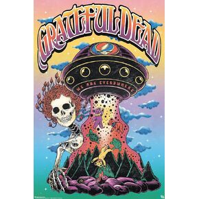 Trends International Grateful Dead - Bertha UFO Wall Poster, 22.37" x 34.00", Premium Unframed Version