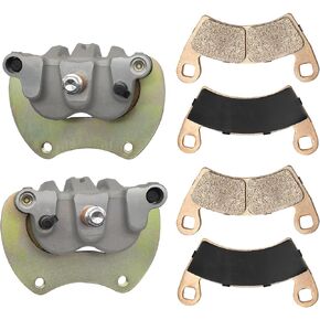 Upgrade Rear Left & Right Brake Calipers With Sintered Brake Pads for Polaris RZR XP-Turbo XP-4-Turbo Turbo-S XP-Turbo-S 2016-2021 OEM# 1912478 1912479 1912480