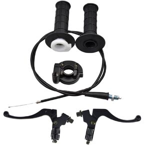 مقبض خانق 7/8 بوصة + مقبض ذراع الفرامل الأيسر الأيمن وكابل الفرامل ومسرع الخانق، مجموعة كابل الخانق لـ XR80 XR100 CRF70 CRF80 CRF100 Pit Dirt Motor Bike Baja Mini Bike in Kuwait