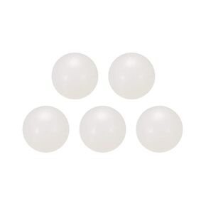 uxcell 18mm PP Solid Plastic Balls, Precision Bearing Ball 5pcs