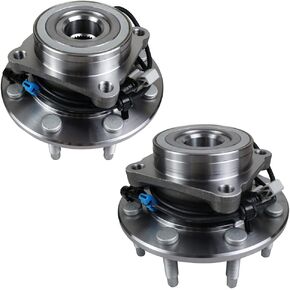 PAROD 2pcs 515058 Front Wheel Bearing Hub Assembly Compatible with Chevy Silverado 1500 2500, GMC Sierra 1500 2500 3500, Chevy Avalanche 2500 4WD/8 Lug