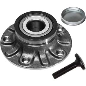 512336 (30mm Bearing,for FWD) Rear Wheel Bearing and Hub Assembly Fit for Vw 2012-2014 Beetle 2.5L, 10-21 Golf, 11-14 Jetta, 06-21 GTI, 06-09 Rabbit /06-13 15-20 Au-di A3 OE# 1K0598611