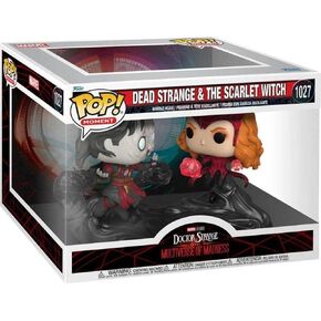 Funko Pop! Moment Marvel: Doctor Strange Multiverse of Madness - Dead Strange and Scarlet Witch, Multicolor, 60915
