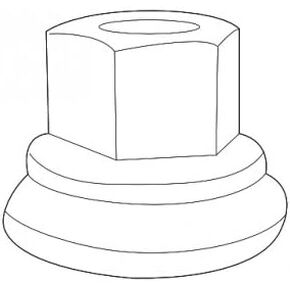 Mopar Lug Nut 6509424AA