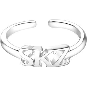 Stray Kids Rings 18K Gold Plated Kpop StrayKids Merchandise Jewelry for Skz Fans gifts