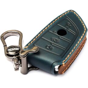 Keychain Fob Cover Case Compatible with BMW Keyless Remote Control BMW 1 2 3 4 5 6 7 Series and X1 X2 X3 X5 X6