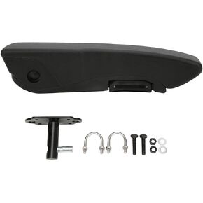Aramox Seat Armrest, Left Hand Side Seat Armrest Adjustable 0-120 Degrees Range Anti Vibration Arm Rest Accessory for Car Truck RV Pickups