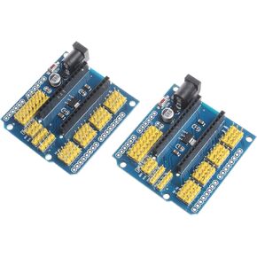NOYITO Nano I O Expansion Sensor Shield Module for UNO R3 Nano V3.0 (Pack of 2)