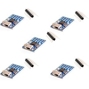 CP2102 Micro USB to UART TTL Module Serial Converter Programmer for Arduino etc (5Pcs)