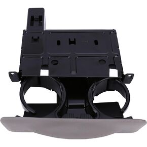 Replacement Dash Cup Holder - Graphite Gray - Compatible with Ford Vehicles - 1999-2001 - F250, F350, F450, F550 Super Duty, Excursion - Replaces YC3Z-2513560-CAD, YC3Z2513560CAD - Console Cup Holder