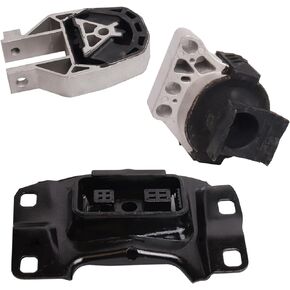 ENA Engine Motor and Trans Mount Set of 3 Compatible with Ford Escape Transit Connect 2013 2014 2015 2016 2017 2018 2019 2020 2021 2.0L 2.5L L4 Replacement for A5520 A5612 A5661