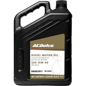ACDelco Gold 10-9214 15W-40 CK-4 Diesel Motor Oil - 1 gal (Pack of 3)