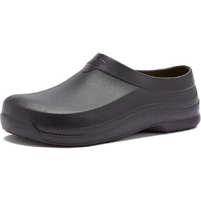 Avia Flame Slip Resistant Clogs for Women, Slip On Work Shoes for Food Service, Garden, or Nursing