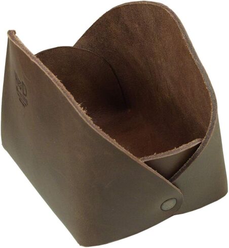 Hide & Drink, Thick Leather Desk Bowl, Cash Holder, Key Organizer, Home & Office Accessories, Handmade Includes 101 Year Warranty :: Bourbon Brown in Saudi Arabia