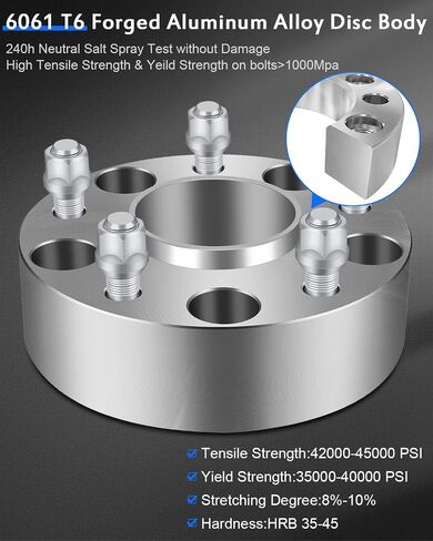 ECCPP 2 قطعة 5 العروة 50 مم 5x139.7 فواصل العجلات 2 بوصة 5x5.5 إلى 5x5.5 77.8 مم CB مع 9/16 UNF ترصيع تناسب 2004-2009 لدورانجو 2005-2010 لداكوتا 2002-2010 لدودج رام 1500 in Saudi Arabia