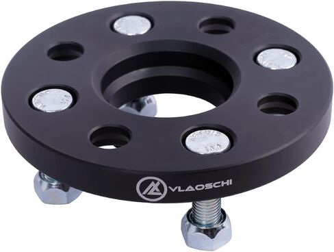 VLAOSCHI Black Forged 4x100 Hubcentric Wheel Spacers 1 Inch with 12x1.5 Studs 56.1mm Hub Bore Compatible with Honda EF EG EK EJ EP 4 Lug for 1979-2005 Civic |1982-1989 Accord |2001-2020 Fit -Pack of 4 in Kuwait