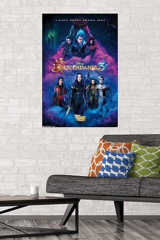 Trends International Disney Descendants 3 - ملصق حائط من ورقة واحدة، 22.375 بوصة × 34 بوصة، نسخة غير مؤطرة in Saudi Arabia