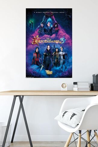 Trends International Disney Descendants 3 - ملصق حائط من ورقة واحدة، 22.375 بوصة × 34 بوصة، نسخة غير مؤطرة in Saudi Arabia