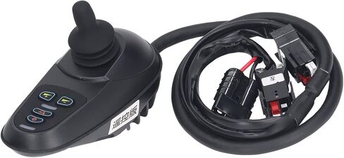 عصا تحكم كهربائية للكرسي المتحرك، وحدة تحكم بديلة، وحدة تحكم كهربائية بقدرة 50 أمبير مع موصل فرامل كهرومغناطيسي، لملحقات الكراسي المتحركة الكهربائية in Kuwait