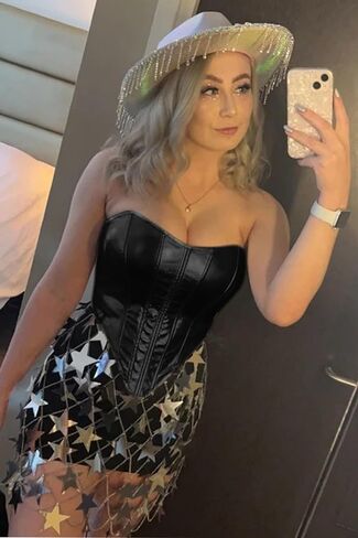 ABMOIU Leather Corset Tops for Women Strapless Lace Up Boned Sweetheart Neck Bodyshaper Bustier Sexy Crop Top in Kuwait