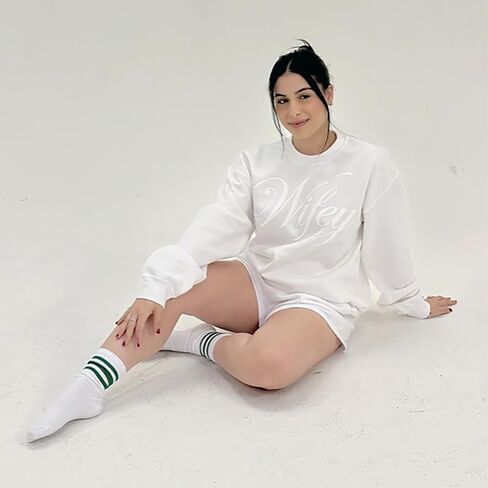 Mid Calf Ribbed Tube Socks 1980s Retro Striped Socks For unisex Casual Cotton Athletic Socks 5PARIS in Kuwait