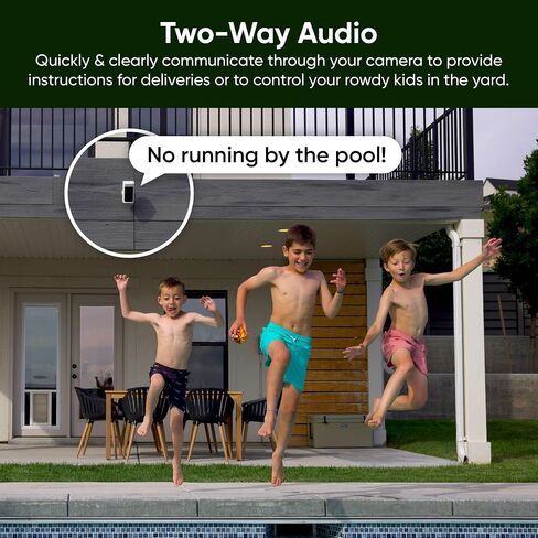 WYZE 2K HDR Wireless Outdoor/Indoor Security Camera, Color Night Vision, Integrated Spotlight & Siren, Rechargeable Battery, 2-Way Audio - Black, 1-Pack (Renewed) in Saudi Arabia