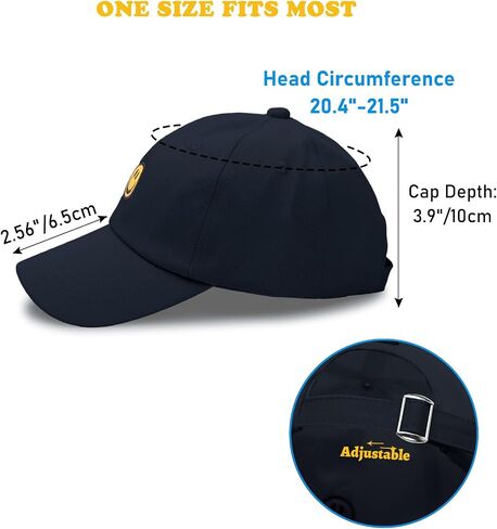 SONMONY Smile Face Toddler Baseball Cap Boy Baseball Hats Kids Washed Funny Hats Adjustable Cute Caps for 3-12 Years in Kuwait