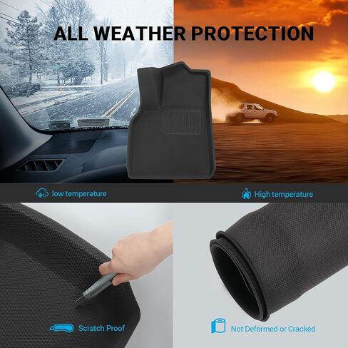 Tesla Model 3 Floor Mats 3D Cargo Liners All-Weather Waterproof Protect Floor Interior Accessories for 2023 2022 2021 Model 3 4PCS in Saudi Arabia