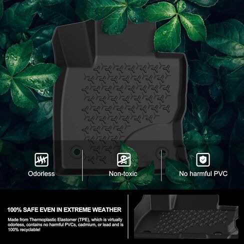 KIWI MASTER Floor Mats Compatible with 2021-2024 Ford Bronco Sport Accessories Replace OEM # MP1Z-7813300-AA All Weather Custom Fit Liners Front & Rear 2 Row Mat in Saudi Arabia
