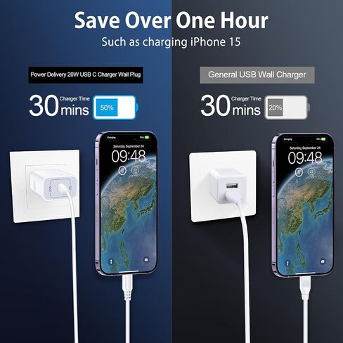 20 وات Samaung USB C شاحن حائط كتلة شحن سريع محول طاقة هاتف أندرويد لهاتف Galaxy S24 Ultra A35 A14 15 5g، Pixel 8a/7، iPad Pro/Air 13/11، USB شاحن حائط قابس صندوق الطوب فائق السرعة من النوع C in Saudi Arabia