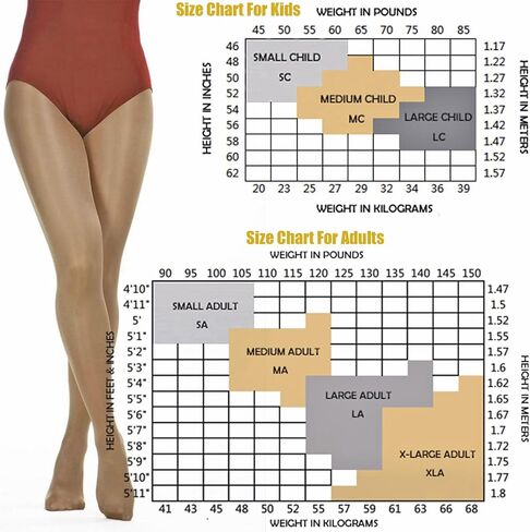 DANCEYOU Slight Shimmery Footed Tights Girls and Women Size Sparkly Skin Tone Toast for Costume, Dance and Daily Dressing in Kuwait