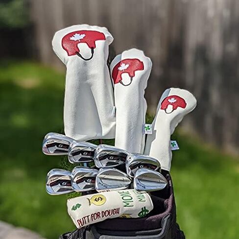 Limited Edition Hockey Helmet - Canada Driver Head Cover - Tour Quality Golf Club Cover - Style and Customize Your Golf Bag in Saudi Arabia