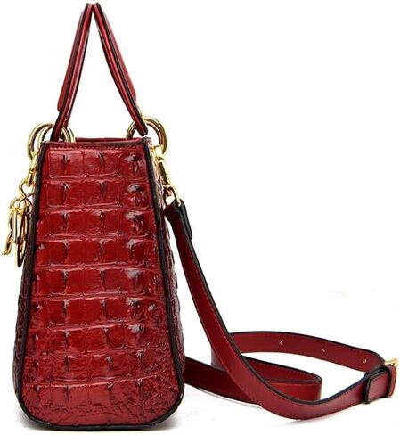 Women Satchel Handbags Top-Handle Bags fuax Leather Embossed Crocodile pattern shoulder bag in Saudi Arabia