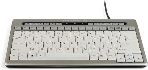 S-Board 840 Keyboard Ergonomic Compact, Lightweight for use with Laptop and Desktop PCs., an Integrated Numeric pad, a Larger Enter Key, and Two USB Ports. in Kuwait