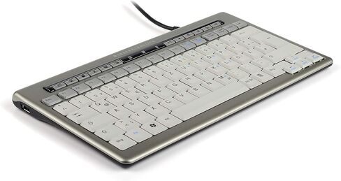S-Board 840 Keyboard Ergonomic Compact, Lightweight for use with Laptop and Desktop PCs., an Integrated Numeric pad, a Larger Enter Key, and Two USB Ports. in Kuwait