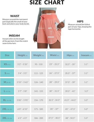 شورت جري نسائي من BALEAF مقاس 5 بوصات غير مبطن للتمارين الرياضية وجيب بسحاب in Kuwait