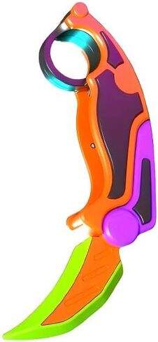 لعبة Shadow 3D Fidget - فراشة بلاستيكية ABS ممتازة لتخفيف التوتر والقلق، لعبة Tiktok ممتعة وجذابة لعبة Pop Fidget لعبة مخلب الإجهاد الجاذبية (برتقالي) in Saudi Arabia