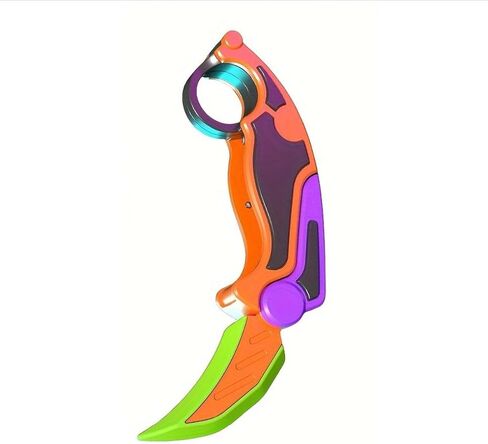 لعبة Shadow 3D Fidget - فراشة بلاستيكية ABS ممتازة لتخفيف التوتر والقلق، لعبة Tiktok ممتعة وجذابة لعبة Pop Fidget لعبة مخلب الإجهاد الجاذبية (برتقالي) in Saudi Arabia