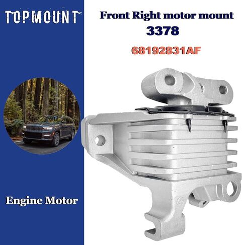 حامل المحرك، مجموعة حامل ناقل الحركة 3 قطع متوافقة مع 2014-2021 Jeep Cherokee، لسيارة 2015-2019 Chrysler 200 2.4L، استبدال # OE 68192831AF 68418876AB 68157441AD 3378/ 3380/ 3308 in Kuwait