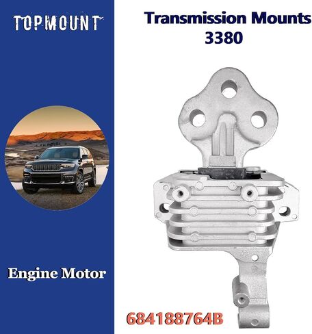 حامل المحرك، مجموعة حامل ناقل الحركة 3 قطع متوافقة مع 2014-2021 Jeep Cherokee، لسيارة 2015-2019 Chrysler 200 2.4L، استبدال # OE 68192831AF 68418876AB 68157441AD 3378/ 3380/ 3308 in Kuwait