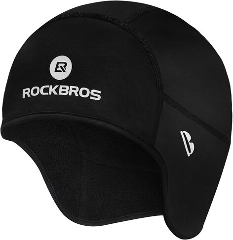 ROCKBROS Skull Cap Helmet Liner for Men Women Winter Thermal Athletic Caps Running Beanies Hat with Glasses Holes in Kuwait