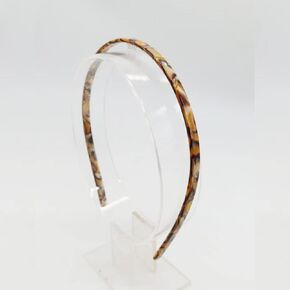 CARAVAN® Hand Made Headband Onyx Color.25" Of Celluloid Acetate Material