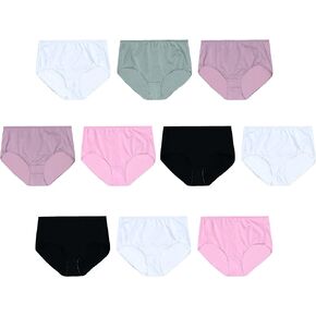 Hanes Women's Cool Comfort Breathable Mesh Brief Underwear, 10 Pack