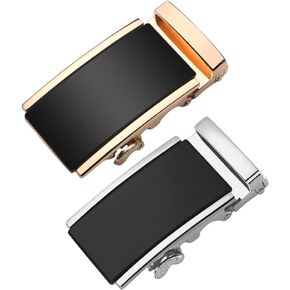 Bleiou 2 قطعة مشبك حزام بسقاطة فقط مشبك تلقائي لأحزمة الرجال لحزام حزام 1 3/8 مشبك نقر تلقائي in Kuwait