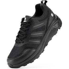 FitVille Wide Running Sneakers Lightweight Men's Trail Running Shoes High Rebound Extra Wide Hiking Shoe for Men Walking Shoes for Flat Feet Arch Fit Heel Pain Relief