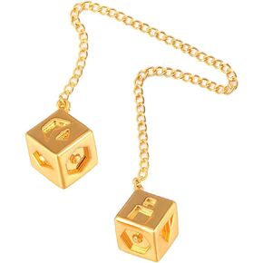 Han Solo Dice Lucky Charms Jewelry for Hansolo Cosplay Costumes Replica Accessories