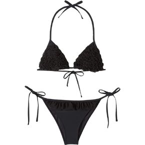 RELLECIGA Women's Ruffle Bikini Set