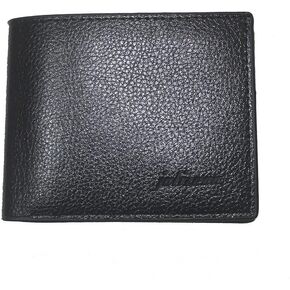 Slim Wallet for Men with Money Clip, Minimalist Bifold Mens Wallets with Credit Card Holder, PU Leather Men's Wallet with Zipper Coin Purse, Carteras Para Hombres (Black)